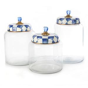 Royal Check Storage Canister - Big