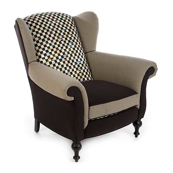 Underpinnings Studio Wing Chair - Black