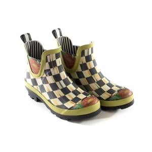 Courtly Check Rain Boots - Short - Size 7