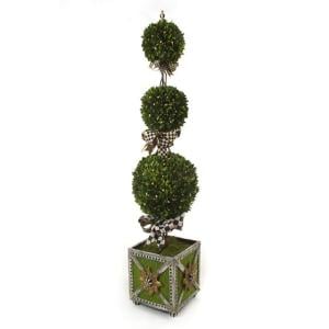 Courtly Check Triple Tier Topiary