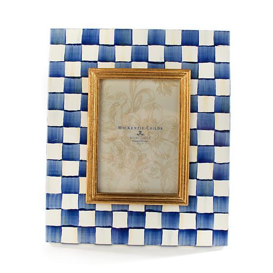 Royal Check Enamel Frame - 5'' x 7''