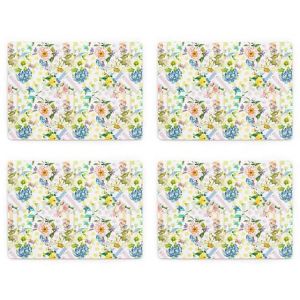 Wildflowers Cork Back Placemats - Set of 4