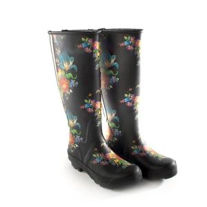 Flower Market Rain Boots - Tall - Size 10
