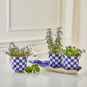Royal Check Herb Garden Set