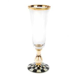 Courtly Check Champagne Flute