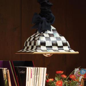 Courtly Check Square Hanging Lamp