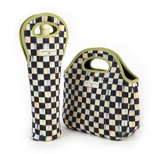 Courtly Check Wine Tote