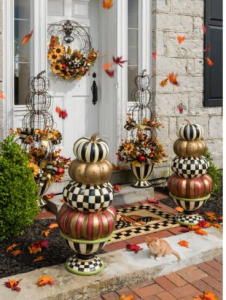 Entryway Stacking Pumpkins