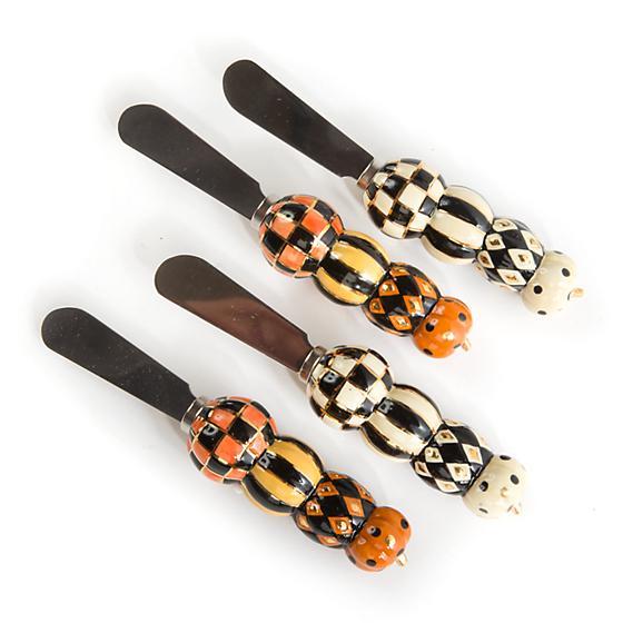 Stacking Pumpkin Canape Knives - Set of 4