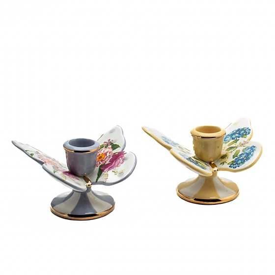 Wildflowers Butterfly Candle Holders - Set of 2