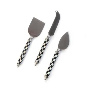 Supper Club Cheese Knife Set - Courtly Check