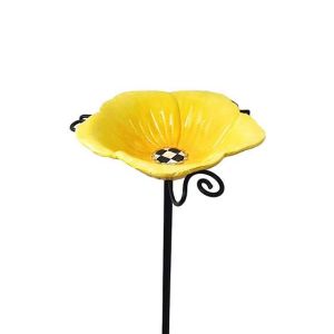 Avant Garden Birdbath Stake - Yellow