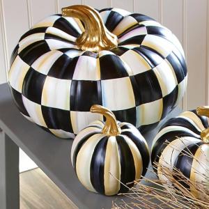 Courtly Stripe Pumpkin - Mini