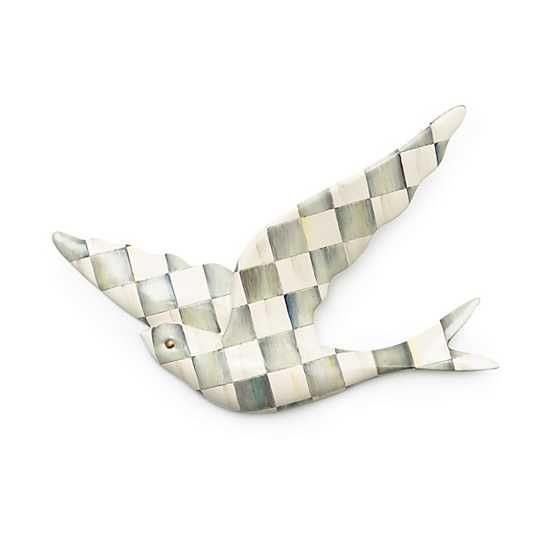 Sterling Check Swallowtail Wall Decor