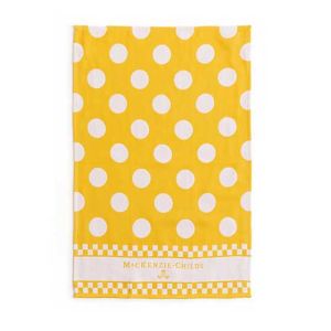 Argyle Dish Towels - Yellow - Set of 3