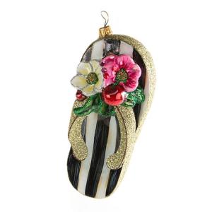 Glass Ornament - St. Tropez Flip Flop