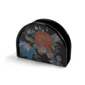 Flower Market Napkin Holder - Black