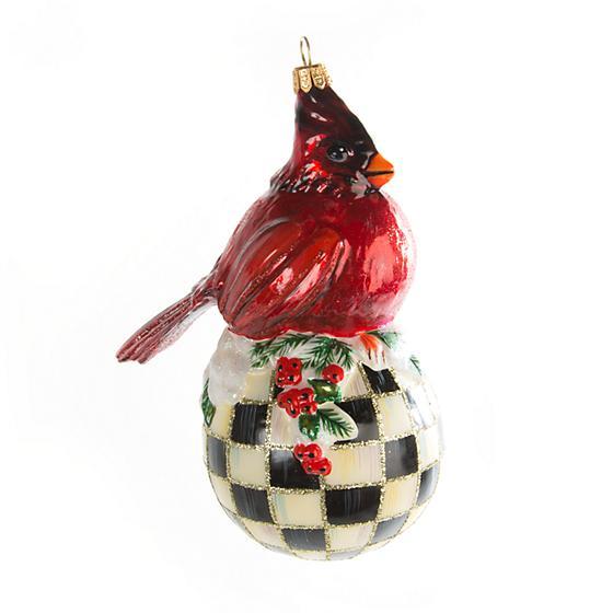 Glass Ornament - Christmas Cardinal