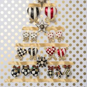 Holly Fancy Ornaments - Set of 3