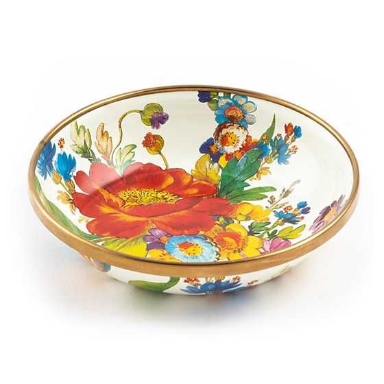 Flower Market Dipping Bowl - White