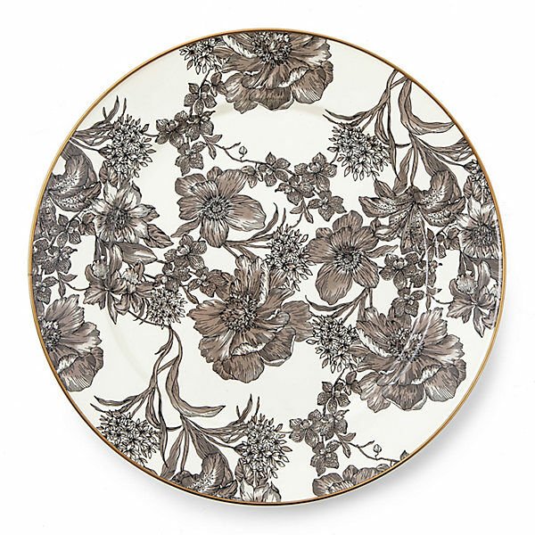 Sterling English Garden Enamel Charger/Plate