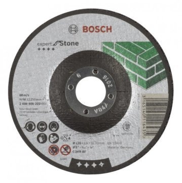 Bosch 125x2,5 mm Expert Bombeli Taş Kesme Diski