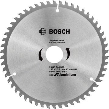 Bosch Optiline Eco 190*30 54 DİŞ Daire Testere Bıçağı