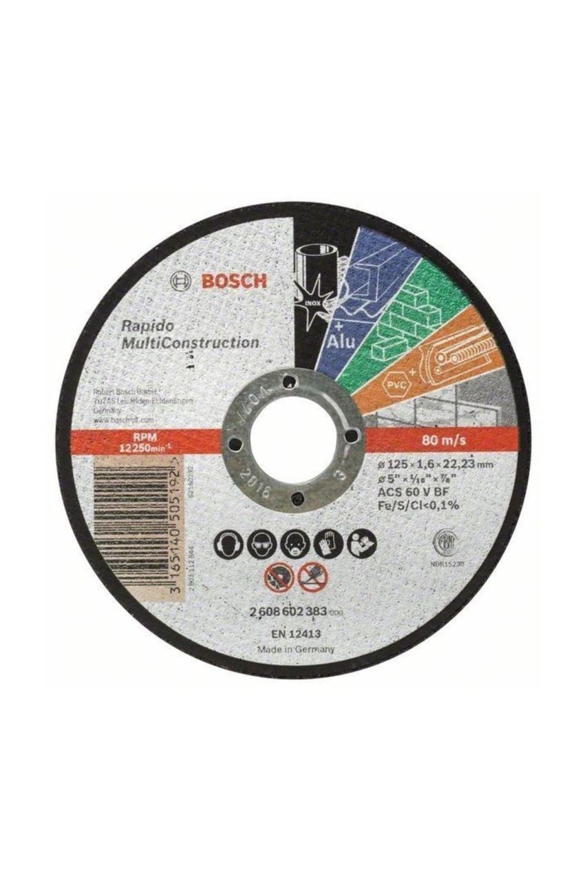 Bosch 125x1,6 mm Rapido MultiConstruction Disk