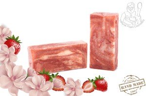 Çilek Yoğurt Sabun / Strawberry Yoghurt Soap 95 gr