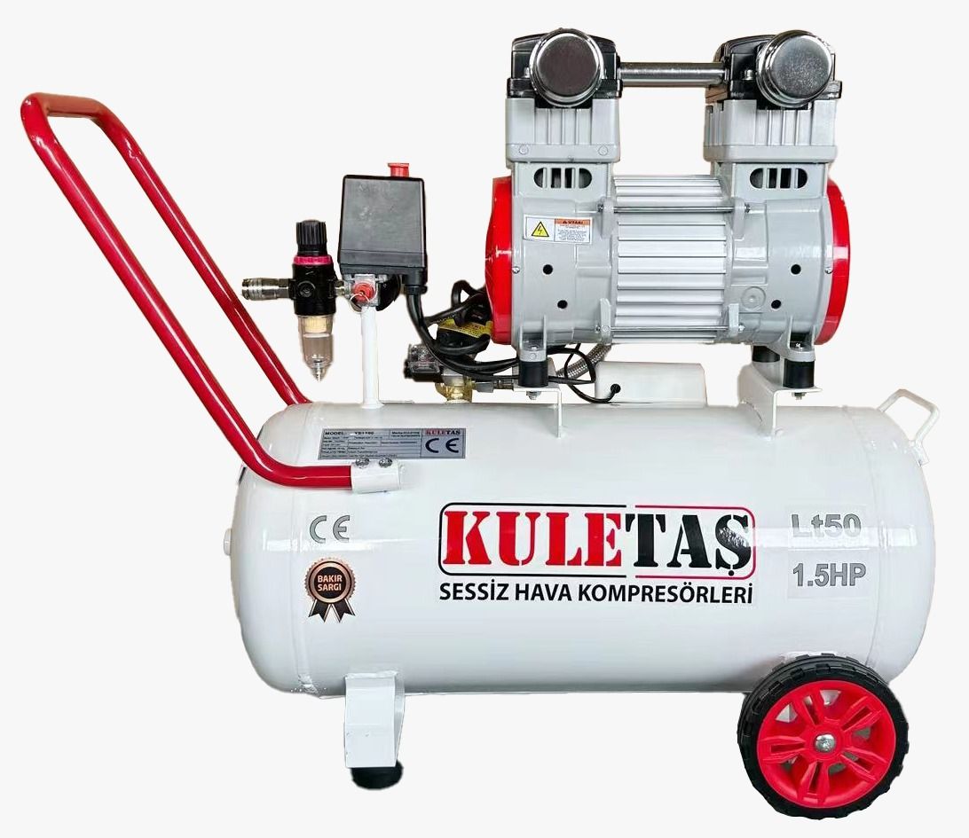 Kuletaş Süper Sessiz Yağsız Hava Kompresörü 50 Litre