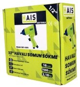 Hais Profesyonel 1/2'' Havalı Somun Sökme WFI-1070