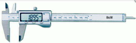 D&W MEASURING DW1KDMT15 Dijital Büyük LCD Ekran Metal Kasa Kumpas