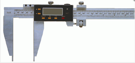 D&W MEASURING DW1KDU51 Diijital LCD Ekran Uzun Çene Büyük Kumpas