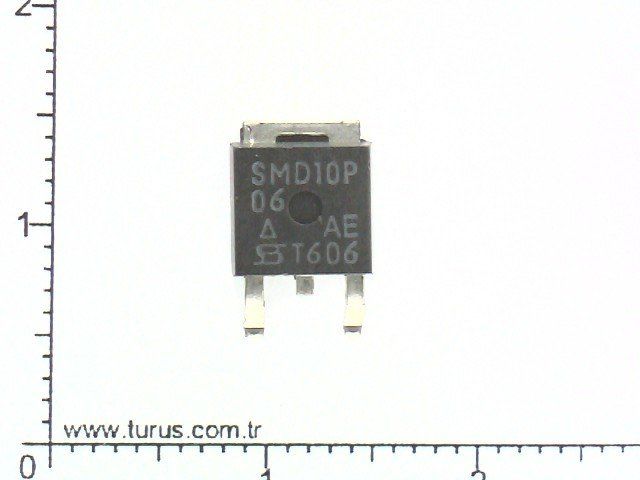 SMD10P06 TO-252 10 A 60Volt P Mosfet (SMD10P06)