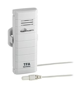TFA 30.3301.02 'WEATHERHUB' sistemli işlemler için su geçirmez kablo sensörlü sıcaklık transmiteri