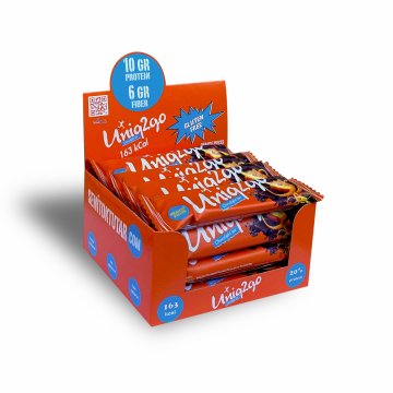 Chocolight portakal parçacıklı 50 g.bar 16'lı kutu