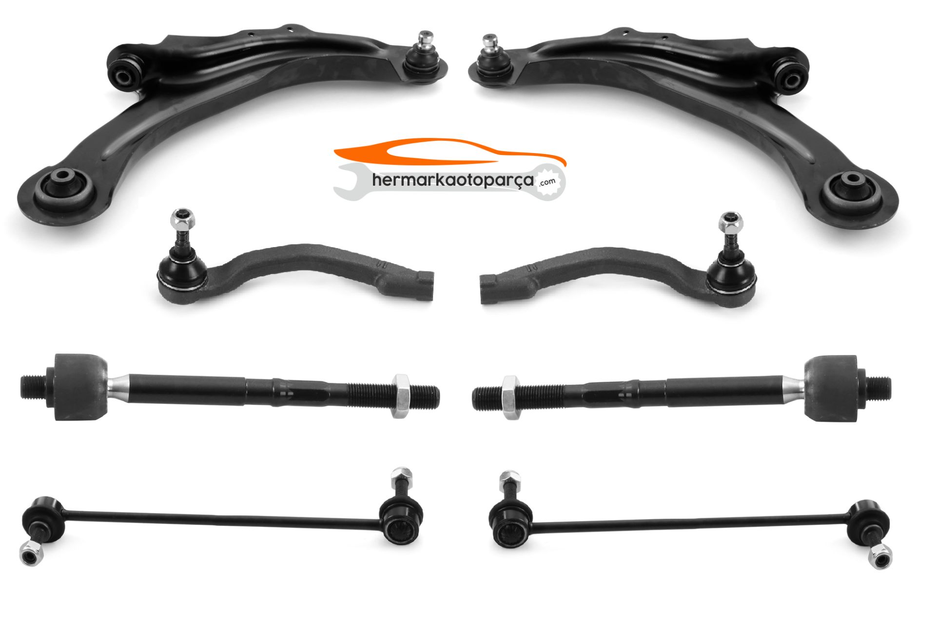 R.MEGANE2 2004-2010 ÖN SALINCAK TAMİR SETİ 18mm TK. 10 PARÇA