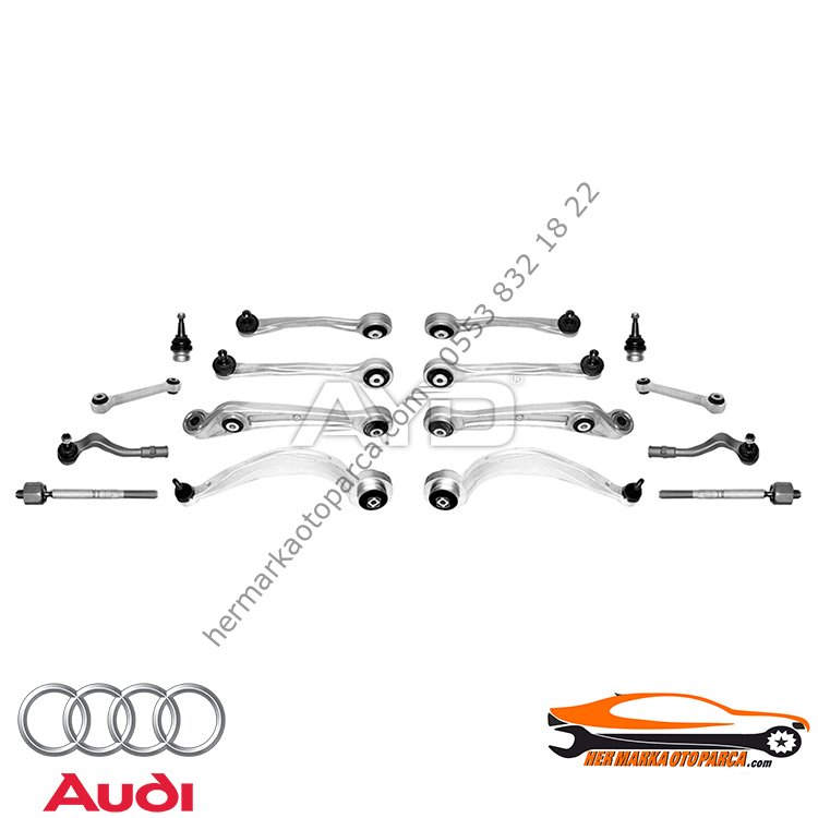 AUDİ A4 2008-12 ÖN TAKIM (SALINCAK) M14 TAMİR SETİ 65mm 16 PARÇA
