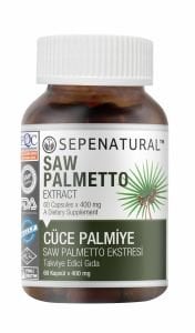 Saw Palmetto Extract 60 Kapsül 400 mg Ekstrakt Cüce Palmiye Ekstresi
