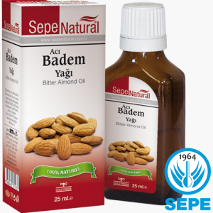 Acı Badem Yağı 25 ml Almond Oil %100 Saf Soğuk Sıkım Badem Yağı