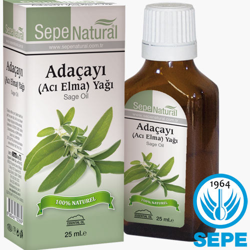 Adaçayı Yağı 25 ml %100 Saf Ada çayı Yağı Acı Elma Yağı