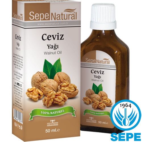 Ceviz Yağı 50 ml %100 Saf Soğuk Sıkım