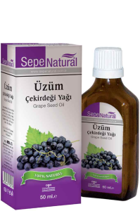 Üzüm Çekirdeği Yağı 50 ml SOĞUK SIKIM Grape Seed Oil