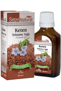 Keten Tohumu Yağı 25 ml % 100 Saf Soğuk Sıkım