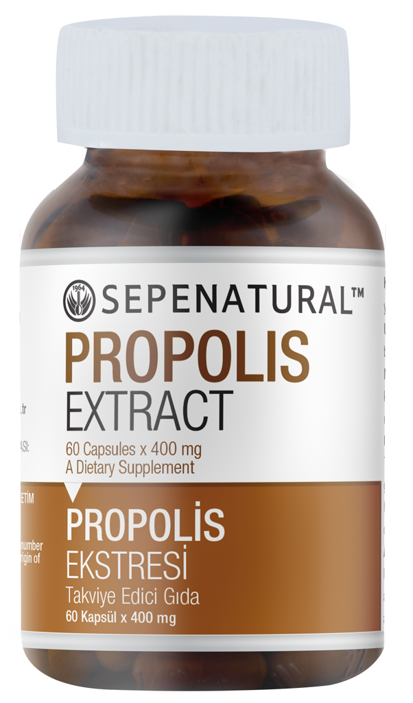 Propolis Extract 60 Kapsül 400 mg Propolis Ekstrakt Ekstresi