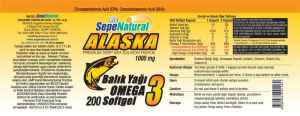 Omega 3 Balık Yağı 200 Softgel Kapsül 1000 mg Yumuşak Kapsül