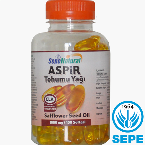 CLA Aspir Yağı 100 Softgel Kapsül 1000mg Conjugated Linoleic Acid