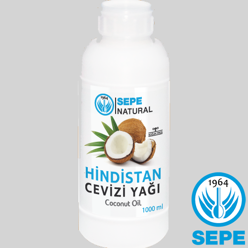 Hindistan Cevizi Yağı 1000 ml Soğuk Sıkım Coconut Oil 1 Litre