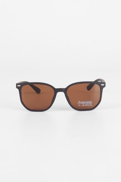 George Unisex Polarize Güneş Gözlüğü - Kahverengi