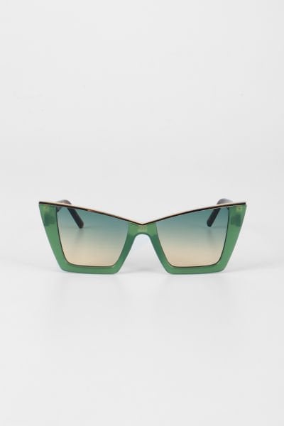 Brendon Cateye Kemik Çerçeve Güneş Gözlüğü - Yeşil